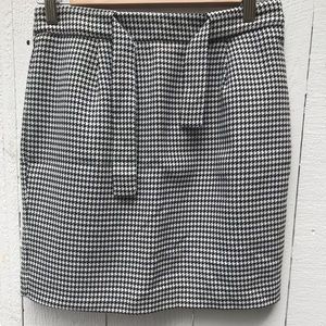 Houndstooth LOFT Skirt Petite